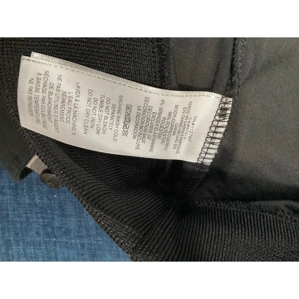 True Religion  Velour Tour Track Jacket Jet Black Size L Full Zip $139 Value